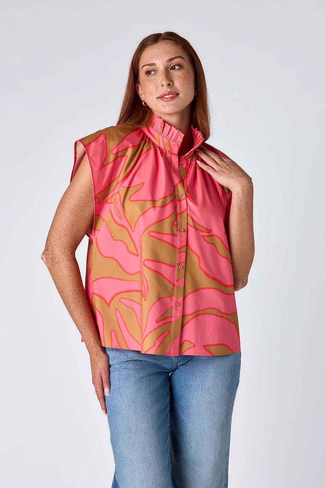 Billie Pressed Floral Top