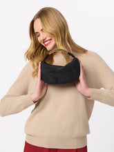 Load image into Gallery viewer, Luna Top Handle Bag in Black
