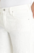 Load image into Gallery viewer, Blooms Ivory Floral white Cutwork Jean
