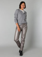 Load image into Gallery viewer, Cooper Silver Grey Metalic Coated Jean
