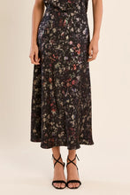 Load image into Gallery viewer, Eden Long Floral Satin Skirt
