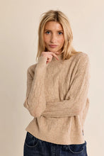 Load image into Gallery viewer, Gemma Openwork Knit Sweater With High Collar
