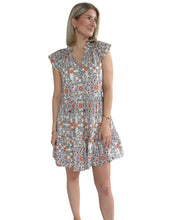 Load image into Gallery viewer, Aimee Geo Cream Print Dress
