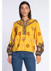 Hannah Top in Gold Medallion