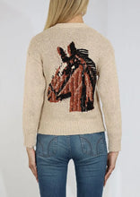 Load image into Gallery viewer, Horseshoe V Neck Cardigan W/ Front Pockets
