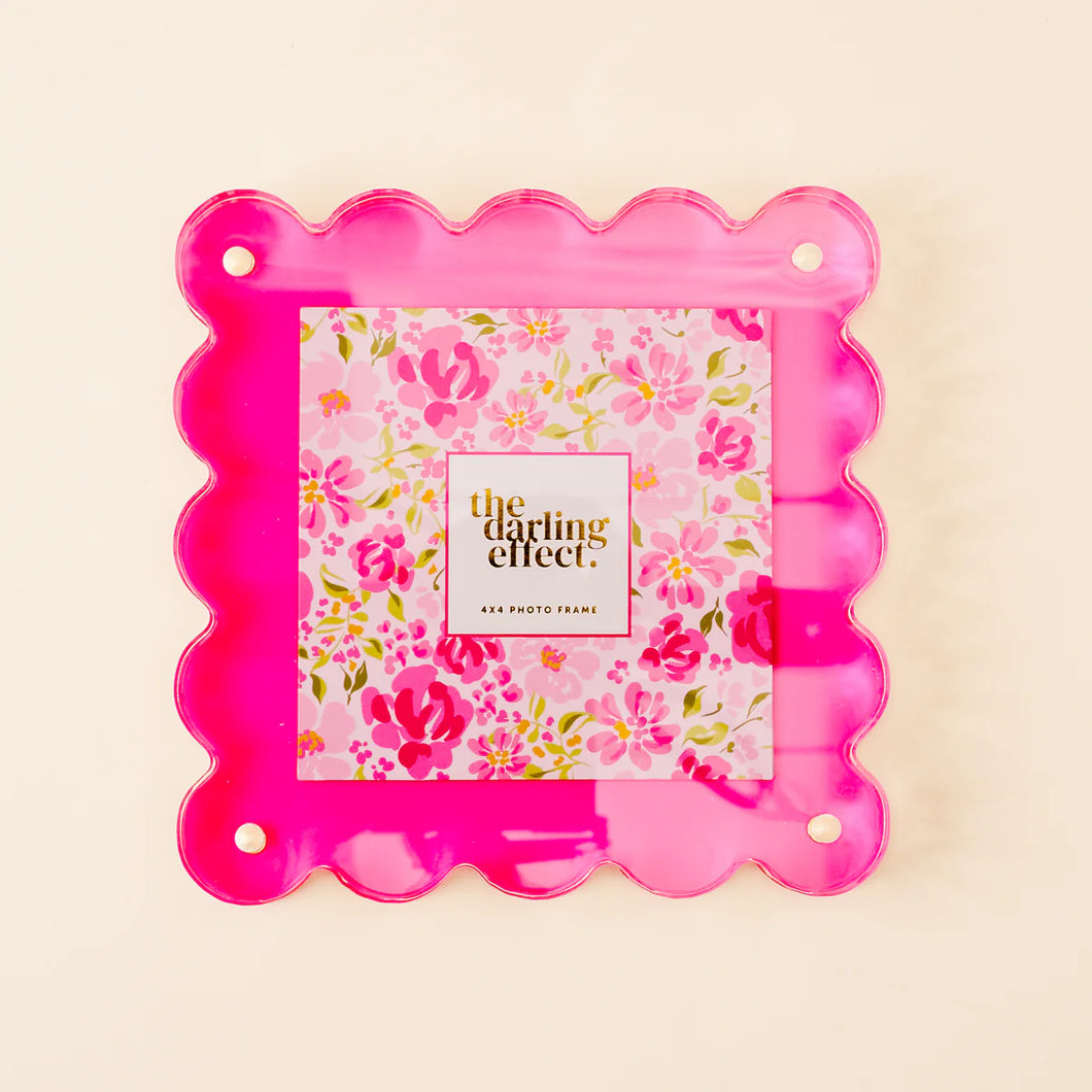 Acrylic Scalloped Picture Frames