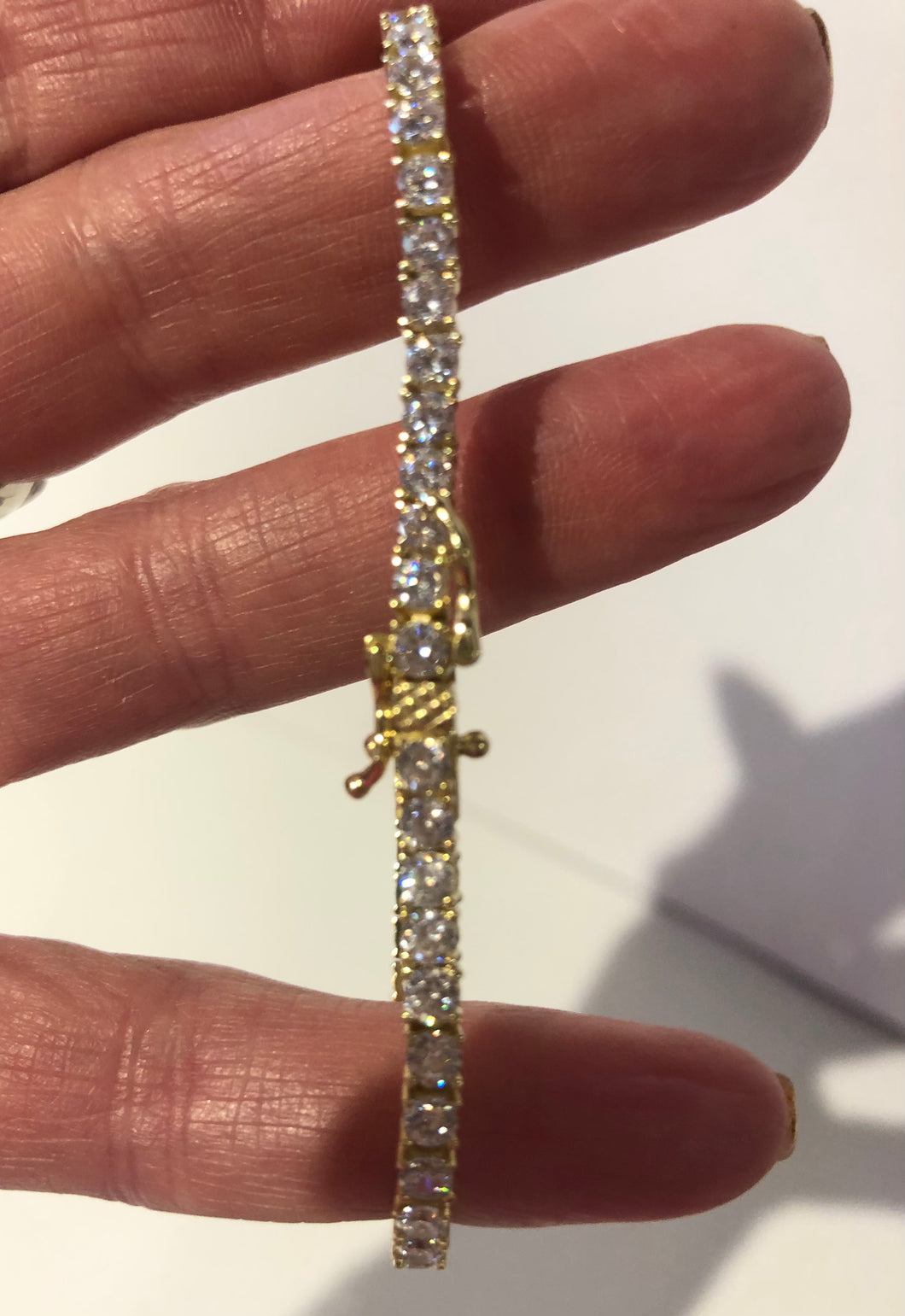 Luxe 7” 3 ml CZ Diamond Tennis Bracelet