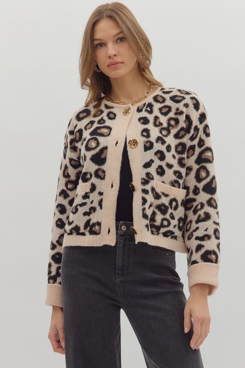 Kasandra Camel Sweater Jacket