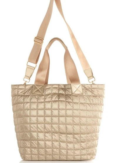 Logan Gold Travel Tote