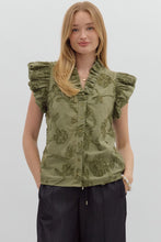 Load image into Gallery viewer, Olivia Ruffle Sleeve top
