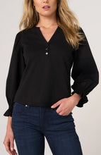 Load image into Gallery viewer, Petra V Neck 3/4 Sleeve Top
