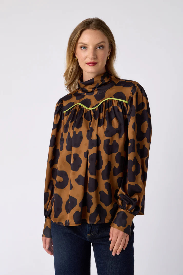 Weson leopard Den Blouse