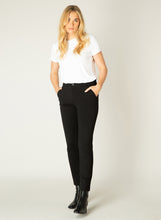 Load image into Gallery viewer, Yest The Blake Black Knit Stretch Straight Pant
