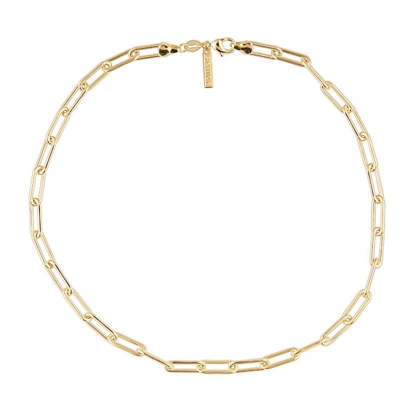 Carrie Gold Link Necklace 18 In