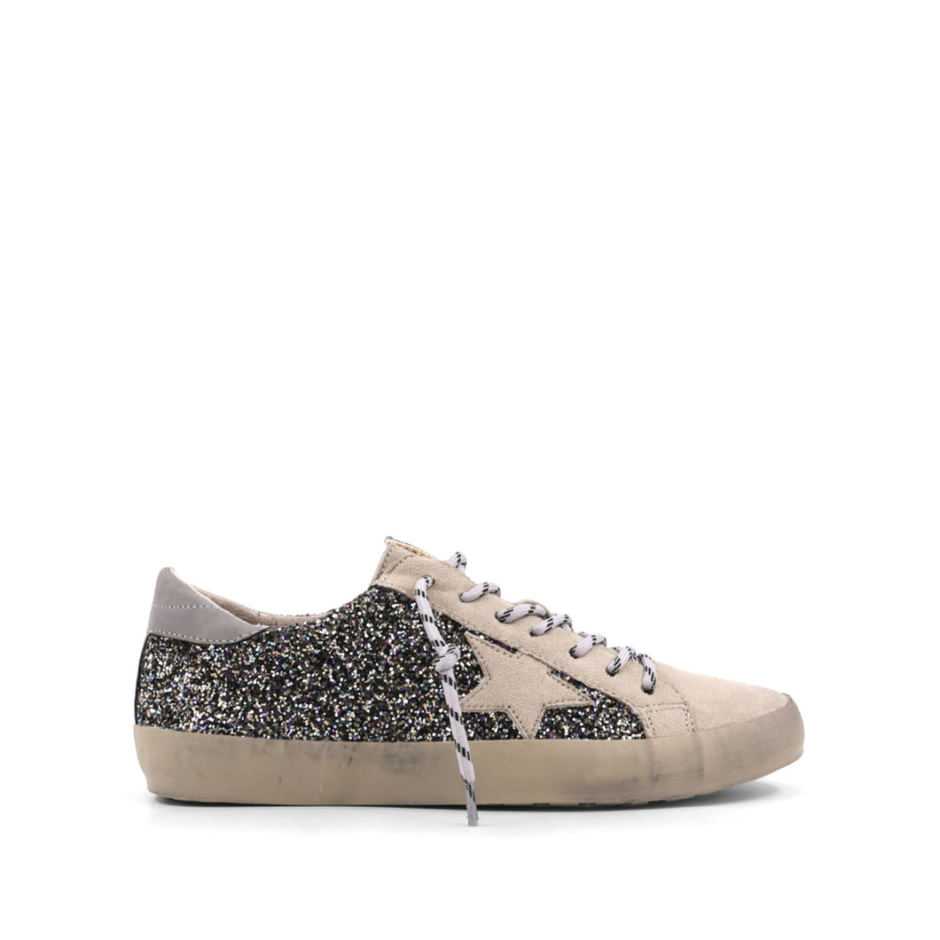 The Perry Pewter Glitz Sneaker