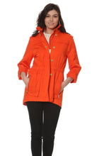 Load image into Gallery viewer, Ciao Milano Anna Waterproof Jacket (Tess Style) Hermes Orange
