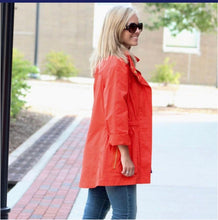 Load image into Gallery viewer, Ciao Milano Anna Waterproof Jacket (Tess Style) Hermes Orange
