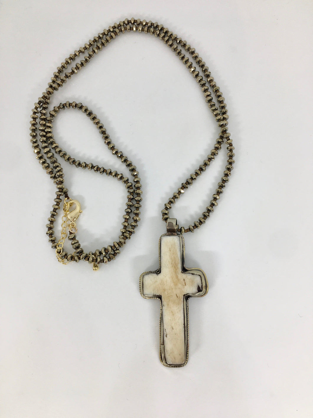 Large Cross Long Necklace