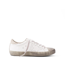 Load image into Gallery viewer, The Mia Sneaker White &amp; Off white with imprinted Star
