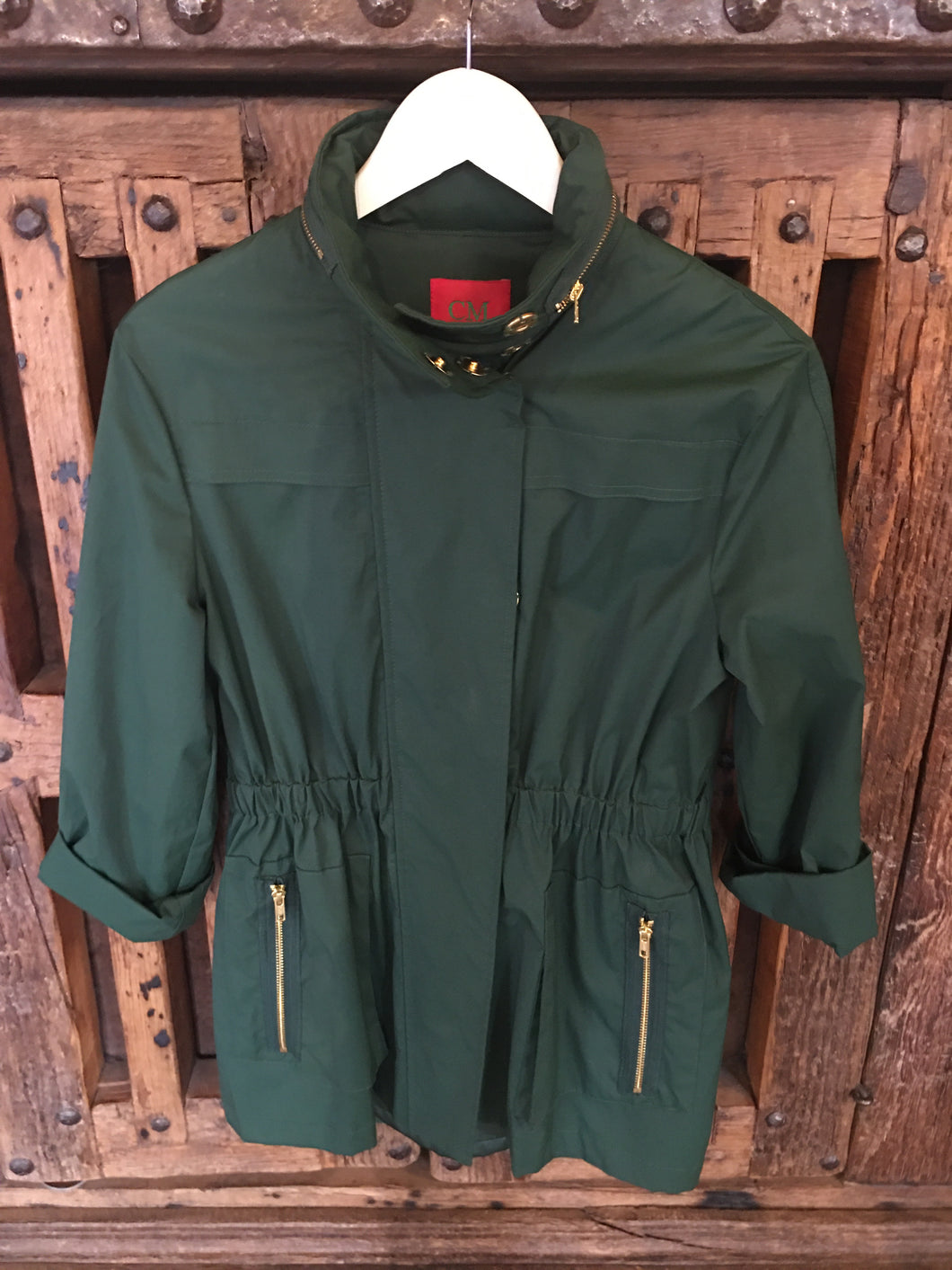 Ciao Milano Tess Water Resistant Jacket- Pine