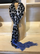 Load image into Gallery viewer, The Mini Leopard print  silk and cashmere scarf
