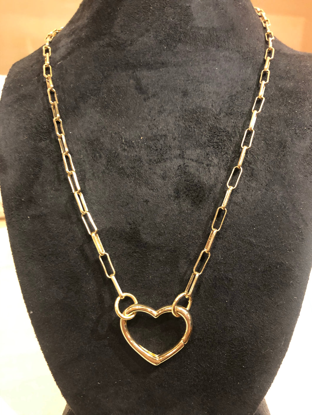 The Brooke Gold Heart Necklace