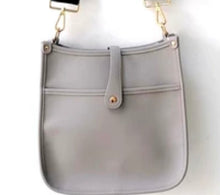 Load image into Gallery viewer, Mix and Match Snap Messenger Crossbody Vegan Handbags (guitar strap not included)
