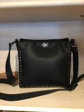 Load image into Gallery viewer, Valerie Medium Stud Border Crossbody With Front Lock
