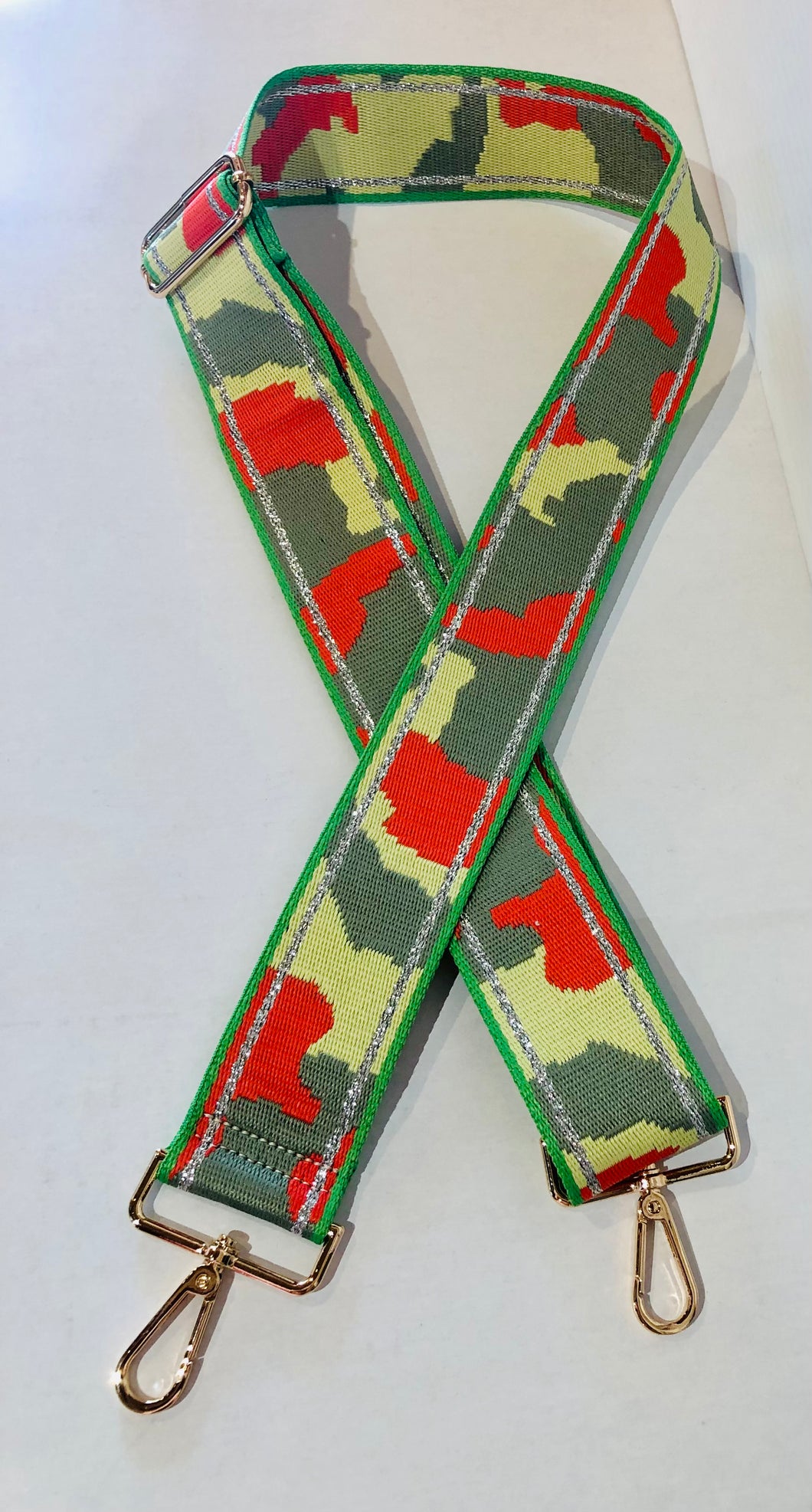 Guitar Straps Neon Camo for crossbody Handbags (2